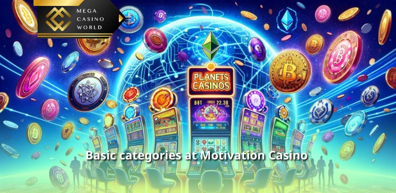 Basic categories at Motivation Casino 