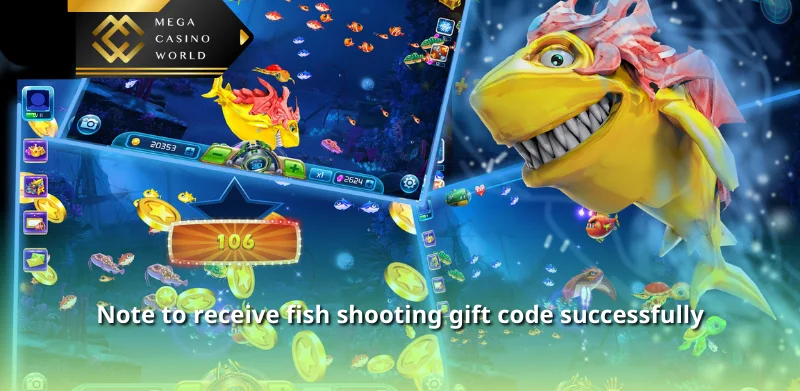 Note to receive fish shooting gift code successfully